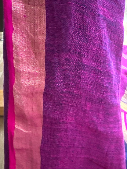 KAMAKSHI : PURE LINEN SAREE