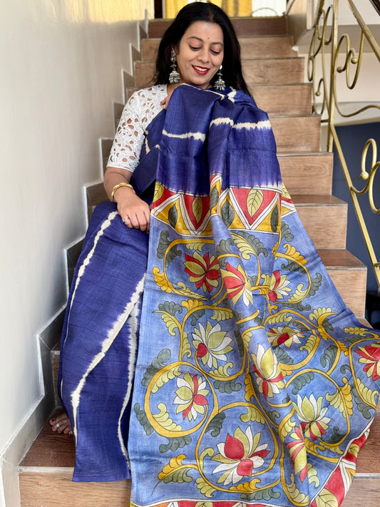NEELAM : SHIBORI SILK SAREE