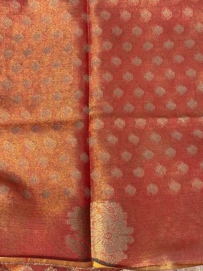 JAYANTI : SILK-TISSUE MAHESHWARI SAREE