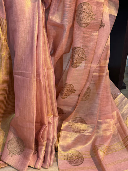 SUKSHMA : SILK-TISSUE MAHESHWARI SAREE