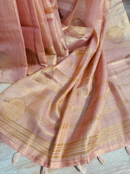 SUKSHMA : SILK-TISSUE MAHESHWARI SAREE