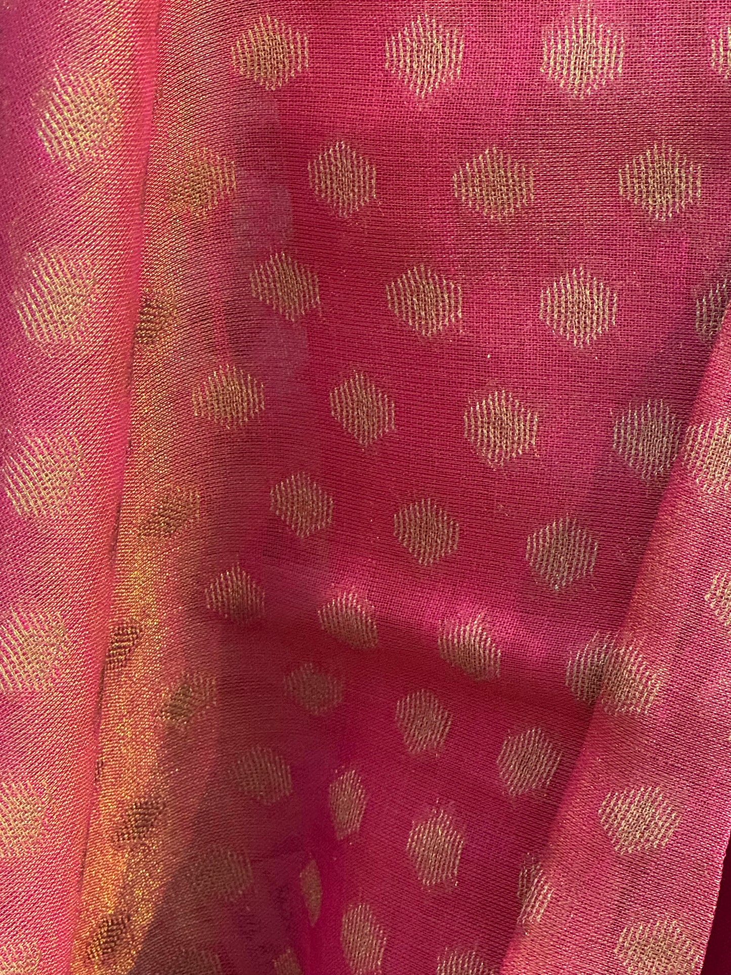 DEVESHI : SILK-TISSUE MAHESHWARI SAREE
