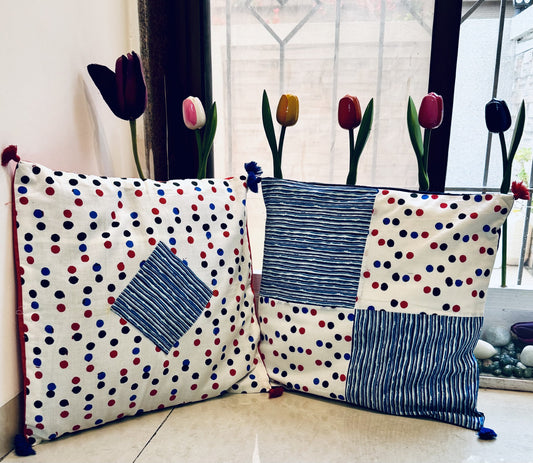 DOTTED LINE : SET OF 2 COVERS